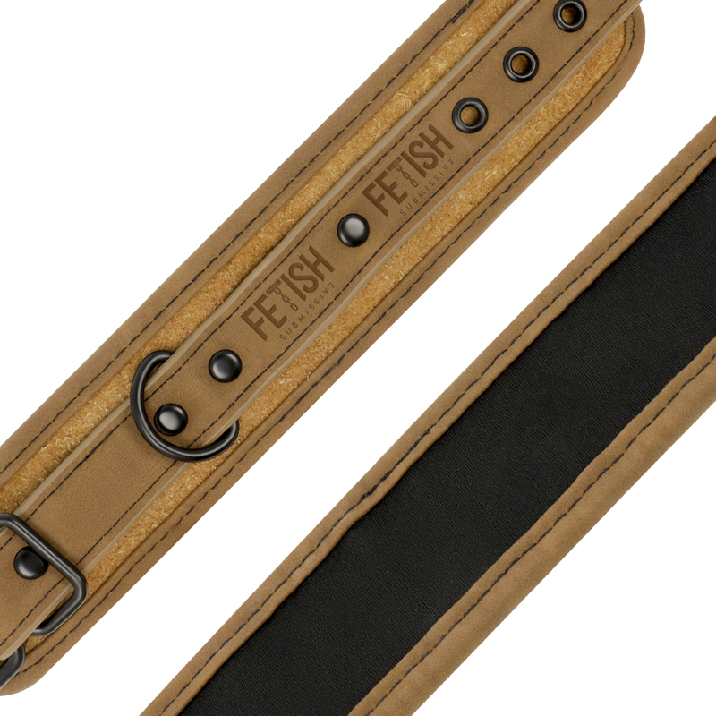 FETISH SUBMISSIVE ORIGEN - MANETTE VEGANE IN PELLE CON FODERA IN NEOPRENE - CHARME VIBE