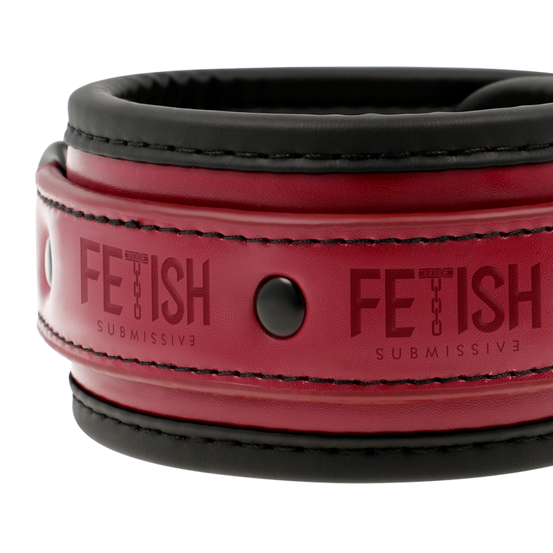 FETISH SUBMISSIVE DARK ROOM - MANETTE VEGAN IN PELLE CON FODERA IN NEOPRENE - CHARME VIBE