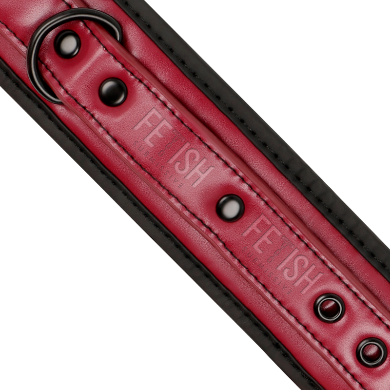 FETISH SUBMISSIVE DARK ROOM - MANETTE VEGAN IN PELLE CON FODERA IN NEOPRENE - CHARME VIBE