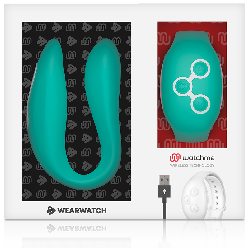 VIBRATORE WATCHME A DOPPIA TECNOLOGIA VERDE CHIARO - CHARME VIBE